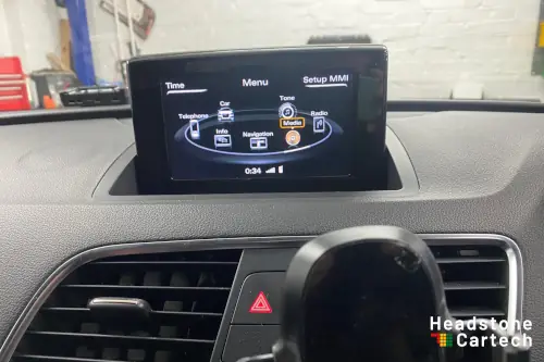 Audi Q3 Apple CarPlay upgrade - Headstone Cartech in Harrow