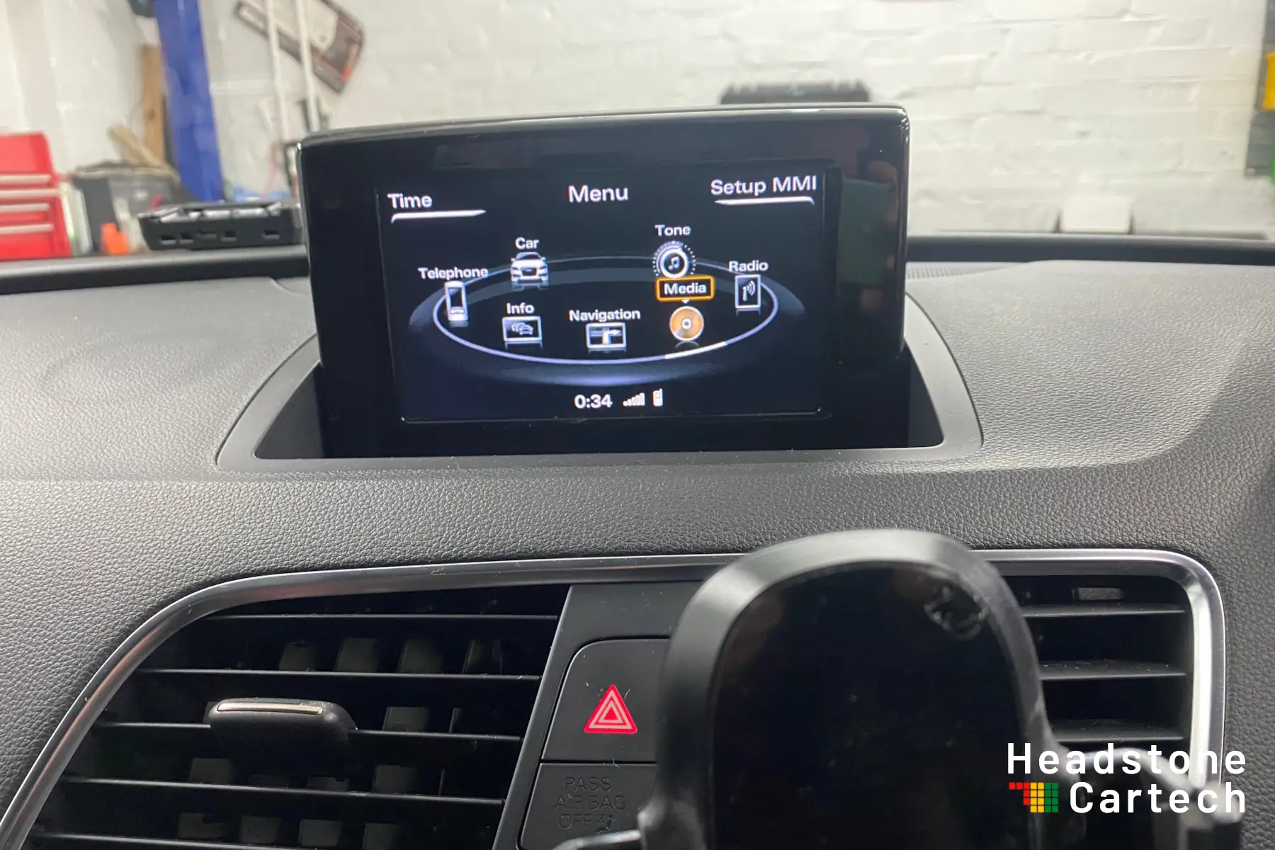 Audi Q3 Apple CarPlay upgrade - Headstone Cartech in Harrow